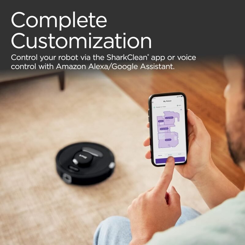 Shark PowerDetect Self-Empty Robot Vacuum with NeverStuck Technology