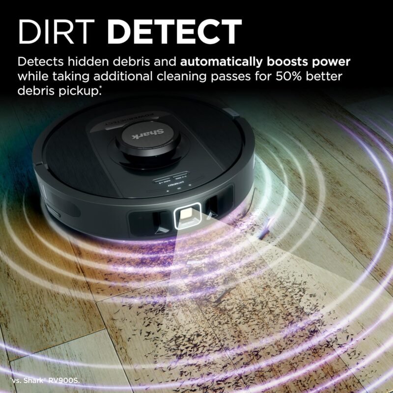 Shark PowerDetect Self-Empty Robot Vacuum with NeverStuck Technology