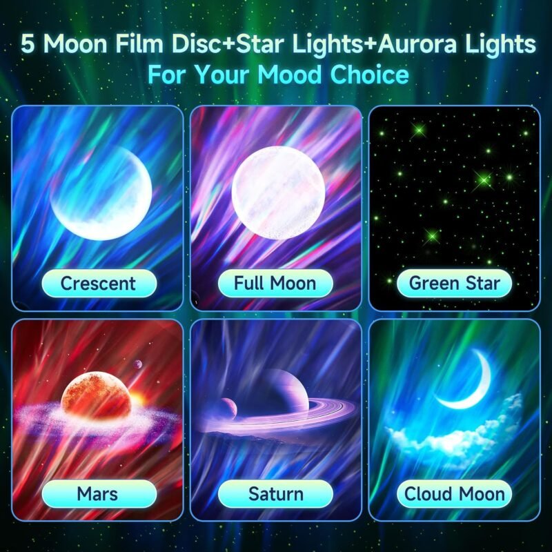 21Colors Galaxy Projector for Bedroom