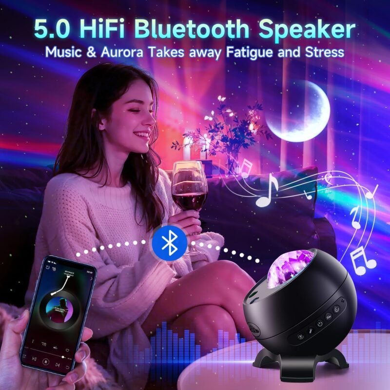 21Colors Galaxy Projector for Bedroom