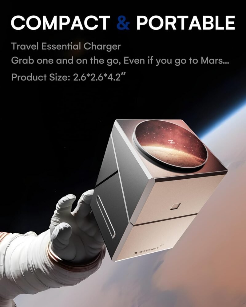 Rotating Wireless Charger Stand Compatible for Samsung Galaxy