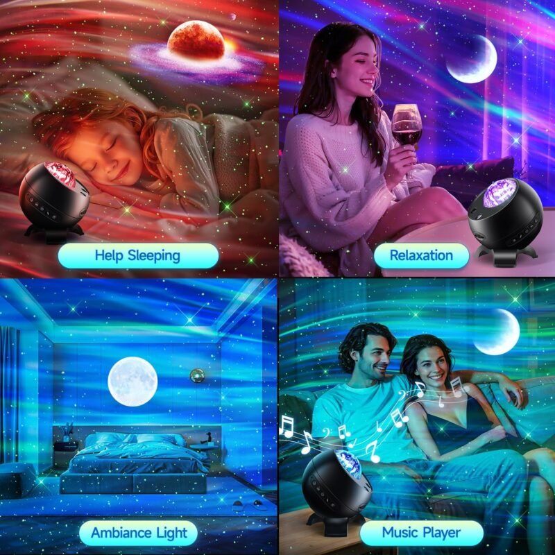21Colors Galaxy Projector for Bedroom