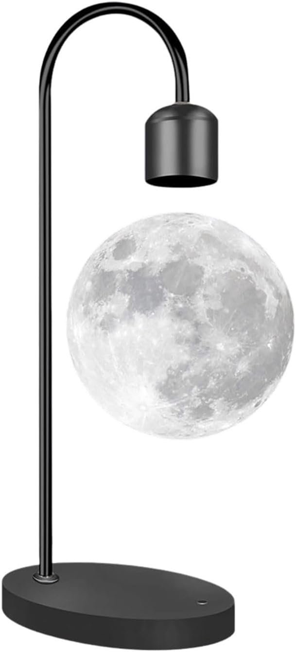 Magnetic Levitating Moon Lamp with Phone Wireless Charging Pad (Single Light)